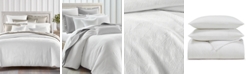 Charter Club Woven Leaves 2-Pc. Duvet Cover Set, Twin, Created for Macy's